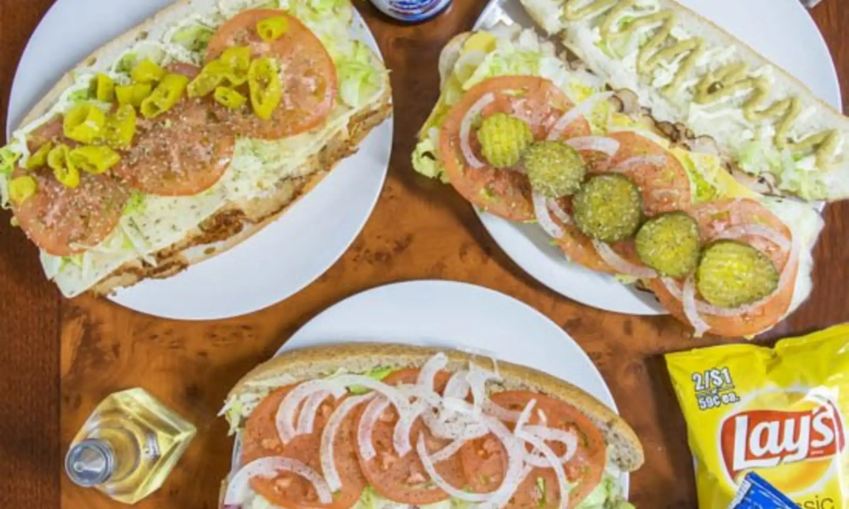 Fresh deli sandwiches at Deli Mart
